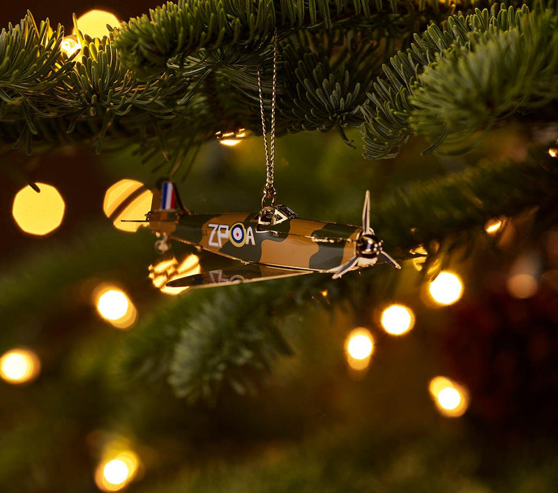 2023 Spitfire Christmas Tree Ornament - The London Christmas Company